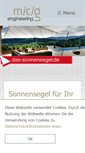 Mobile Screenshot of das-sonnensegel.de